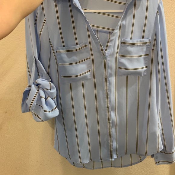 Express- Portofino Slim Fit Button Shirt - Picture 6 of 10